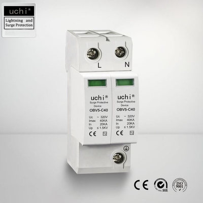 320V Type 2 Spd, Ethernet Lightning Arrestor ติดตั้งบนราง Din