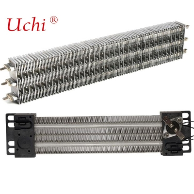 เครื่องทําความร้อนอากาศ PTC ที่กันอากาศ อุณหภูมิคงที่ เครื่องทําความร้อนไฟฟ้า แอลูมิเนียมแผ่นทําความร้อนความแรงกว้าง