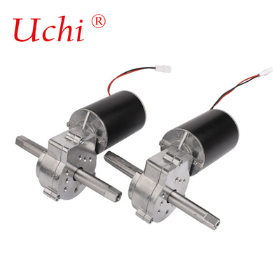 เครื่องเดินแปรง DC Worm Gear Reducer Motor