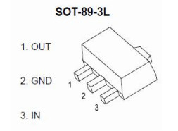 SOT89-3 78L05 เครื่องปรับระดับความดัน 5v พลาสติก