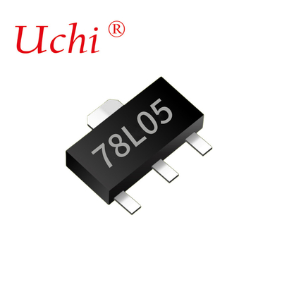SOT89-3 78L05 เครื่องปรับระดับความดัน 5v พลาสติก