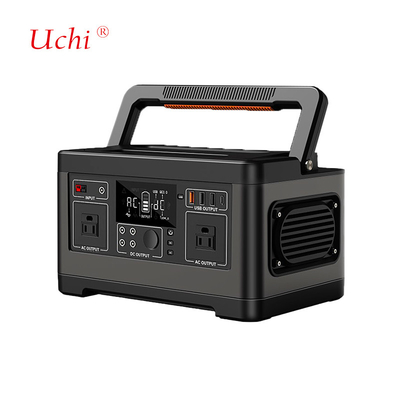 แบตเตอรี่โรงไฟฟ้ากลางแจ้งพกพาขนาดใหญ่ 500W 520Wh
