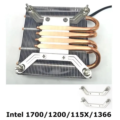 Custom ODM Super Thin Cpu Cooler ความหนา 36 มม ความสูง AMD AM4 AM3 FM2 1200 115X 1700 1366 Heatsink Fan 1U Server Radiator