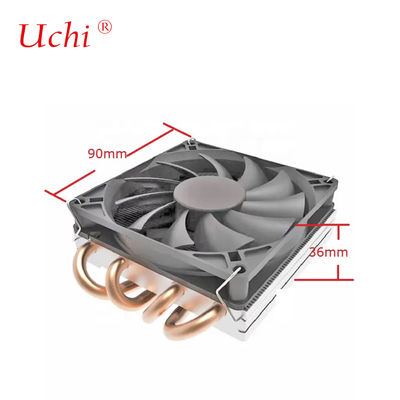 Custom ODM Super Thin Cpu Cooler ความหนา 36 มม ความสูง AMD AM4 AM3 FM2 1200 115X 1700 1366 Heatsink Fan 1U Server Radiator