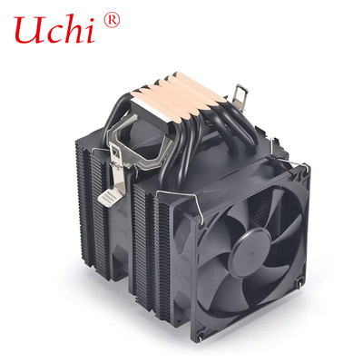ดับเบิลทาวเวอร์ ดับเบิลแฟน แฟนดํา เครื่องเย็น PC Motherboard เครื่องเย็น CPU