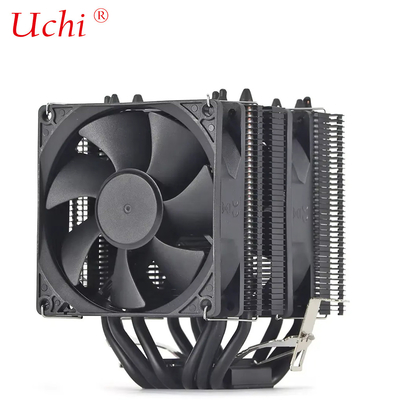 ดับเบิลทาวเวอร์ ดับเบิลแฟน แฟนดํา เครื่องเย็น PC Motherboard เครื่องเย็น CPU