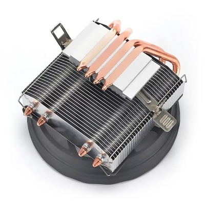 เครื่องเย็นอากาศเสียงต่ํา แฟน อลูมิเนียม รีเดียเตอร์ CPU เครื่องเย็นสําหรับคอมพิวเตอร์