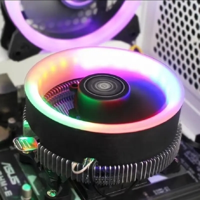 เครื่องเย็น CPU ขนาดเล็ก อลูมิเนียม Heatsink เครื่องเย็น CPU แบบดันลง