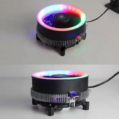 เครื่องเย็น CPU ขนาดเล็ก อลูมิเนียม Heatsink เครื่องเย็น CPU แบบดันลง