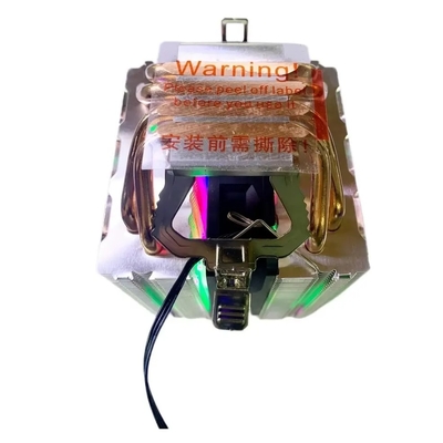 ARGB 8 แฟนท่อความร้อน อลูมิเนียม อุปกรณ์เย็น CPU