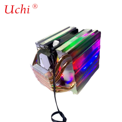 ARGB 8 แฟนท่อความร้อน อลูมิเนียม อุปกรณ์เย็น CPU