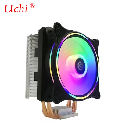 ความสอดคล้องที่แข็งแกร่ง เครื่องเย็นคอมพิวเตอร์ทั่วไป ARGB CPU เครื่องเย็นอากาศ CPU อลูมิเนียม