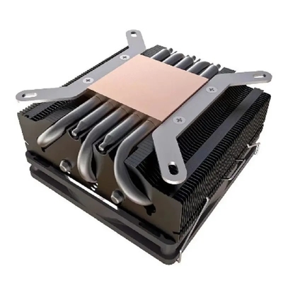 เครื่องระบายความร้อน I3 I5 I7 I9 Lga775 1150 1151 1155 1156 1700 1366 2011 AMD AM4 AM5 Universal Horizontal CPU Cooler Fan สีดํา