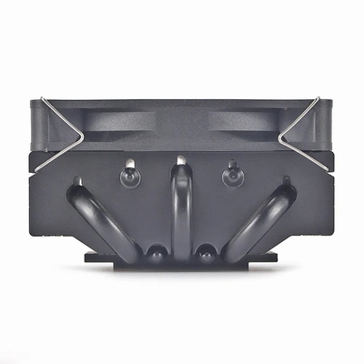 เครื่องระบายความร้อน I3 I5 I7 I9 Lga775 1150 1151 1155 1156 1700 1366 2011 AMD AM4 AM5 Universal Horizontal CPU Cooler Fan สีดํา