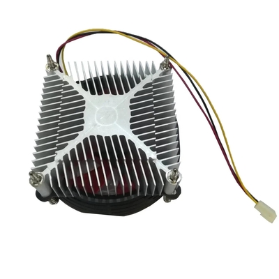 Cpu Cooler PC Intel Processor Socket Lga775 115 อลูมิเนียม แฟนระบายความร้อน 3-Pin 4-Pin Pwm ฟังก์ชัน