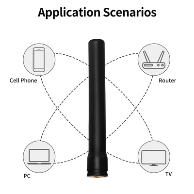 สายสมาแฮ็กซอกอนอลตรง สายสมาเพศชาย 433mhz เครื่องรับ 433mhz แอนเทนนายางลอร์ราภายนอก