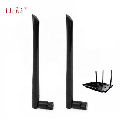 Router ขนาดสูงภายนอก เครื่องเชื่อมต่อไร้สายยืดหยุ่น 2.4G 5.8G ระยะยาว ยาง WiFi วงจรสอง 2.4g Router Antenna
