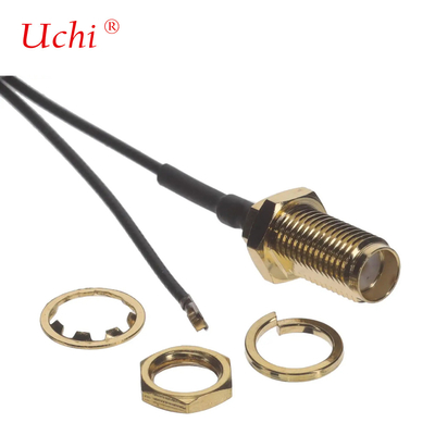 336314-12-0250 CBL ASSY AMC-RPSMA JCK-PL 9.843 สายตรง SMA ไปยัง MHF Plug