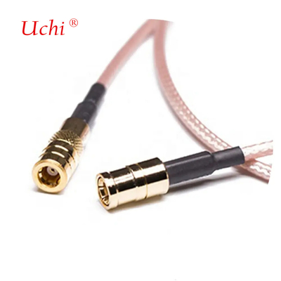 RP SMB ชายต่อชายพลัคด้วย RG178 RG316 RF สายโคเอชชียล 50ohm 6GHz