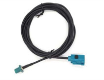 กล้องรถยนต์ GPS Antenna Extension Fakra Z Cable With Fakra Z เพศหญิงสู่เพศหญิง Plug Jack RG174 5M Pigtail Fakra Cable