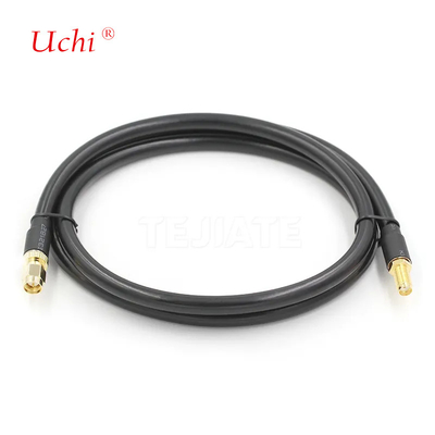 SMA-J/N-J/K ทองแดงทั้งหมด SYV50-5 สายต่อขยายการถ่ายทอด RF ความสูญเสียต่ํา LMR400 10D-FB สายต่อ RF โคอาเซียลสําหรับการสื่อสาร RJ59 SMA