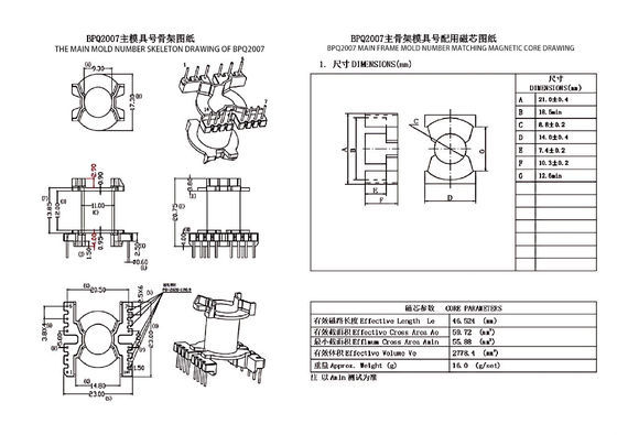 BPQ2007 PQ2020 เครื่องแปลงกระจายไฟฟ้าแบบตั้ง (6+8)