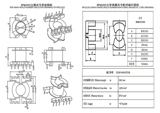 BPQ3202 PQ3225 เทรนซอฟเตอร์กระจายพลังงาน 6 6 PIN