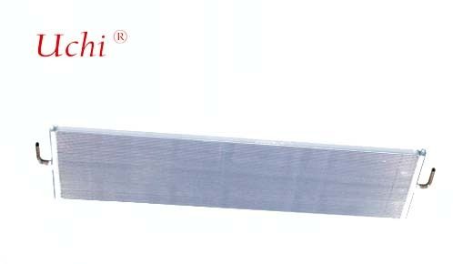 เครื่องแลกเปลี่ยนความร้อนแบบแผ่นหลังไมโครแชนเนลพร้อมครีบอลูมิเนียมประหยัดพลังงาน