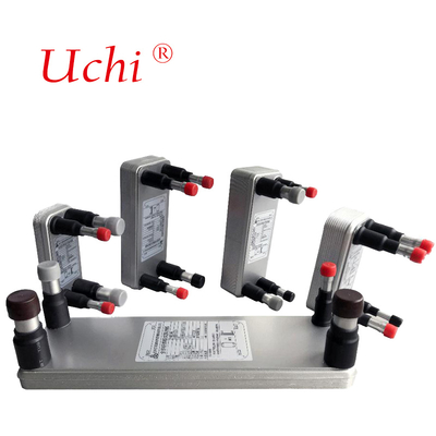 เครื่องแลกเปลี่ยนความร้อนแบบไมโครแชนเนลแผ่นบัดกรีอลูมิเนียมทั้งหมด