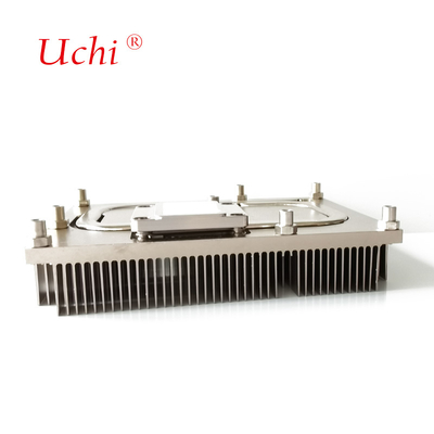 เครื่องเย็น CPU ที่ไม่มีพัดลม พร้อมท่อความร้อนทองแดง และปีกซิปอลูมิเนียม