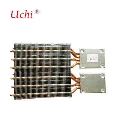 พัดลมระบายความร้อน CPU แบบครีบซิปขนาดเล็ก 8 ท่อความร้อน อะลูมิเนียม-ทองแดง สำหรับควบคุมอุณหภูมิอย่างมีประสิทธิภาพ