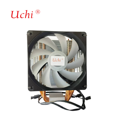 พัดลมระบายความร้อน CPU คอมพิวเตอร์ขนาด 120 มม. มาพร้อมกับท่อความร้อน 6 ท่อ เพื่อการควบคุมอุณหภูมิที่มีประสิทธิภาพสูง