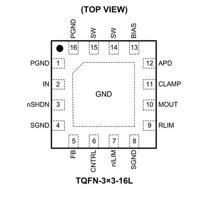 วงจรรวม IC ชิปจ่ายไฟจอแสดงผล AMOLED แบบ Triple-Output
