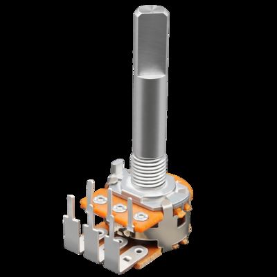 โพเทนชิโอมิเตอร์แบบหมุน RV16 เพลาโลหะ โพเทนชิโอมิเตอร์ CTR โพเทนชิโอมิเตอร์ความแม่นยำ