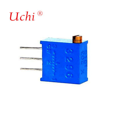 โพเทนชิโอมิเตอร์แบบปรับค่าได้ 3296X 8 มม. ทองแดง ลูกบิดยาว 10k โพเทนชิโอมิเตอร์แบบละเอียด