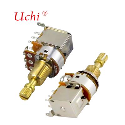 ลูกบิดปรับระดับเสียงกีตาร์ไฟฟ้าแบบซิงเกิลคอยล์ RV168 โทนโพเทนชิโอมิเตอร์