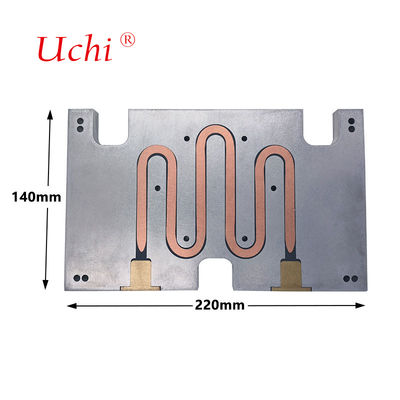 แผ่นระบายความร้อนด้วยของเหลว IGBT แบบกำหนดเอง แผ่นระบายความร้อนอะลูมิเนียม แผ่นระบายความร้อนด้วยน้ำ, แผ่นระบายความร้อนด้วยของเหลว