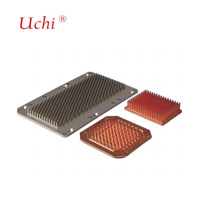 อะลูมิเนียมพินฟิน CPU แผ่นเย็น Skived-fin Heat Sink