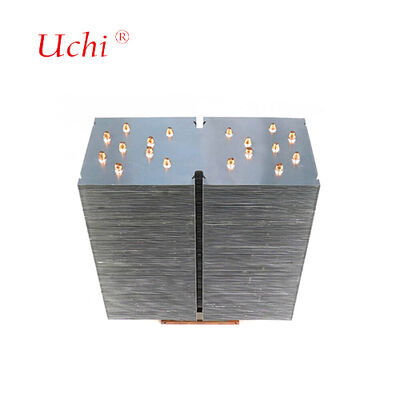 1500W LED Heat Sink - 5 Zipper Fin Heat Pipe Cooling Module ช่องลดความร้อน