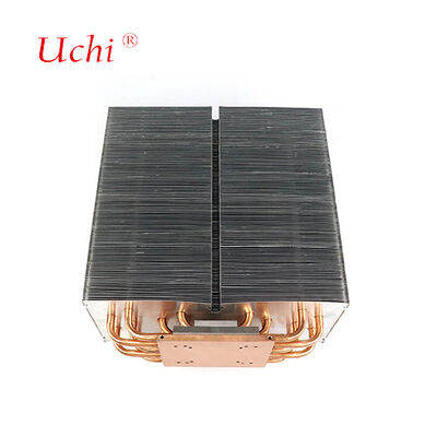 1500W LED Heat Sink - 5 Zipper Fin Heat Pipe Cooling Module ช่องลดความร้อน