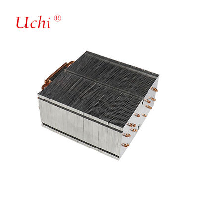1500W LED Heat Sink - 5 Zipper Fin Heat Pipe Cooling Module ช่องลดความร้อน
