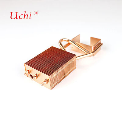 220W Copper Buckle Fin Heat Sink สําหรับโฉนดไฟ