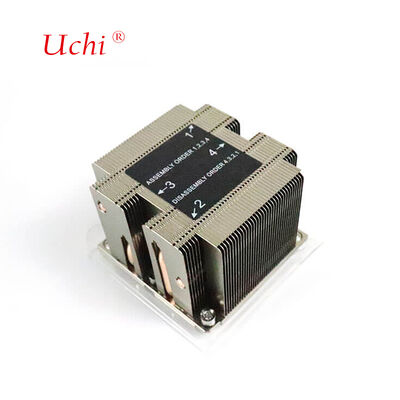 สีดํา Extruded Heat Sink สําหรับ CNC Machining - CPU & การใช้งานเซอร์เวอร์