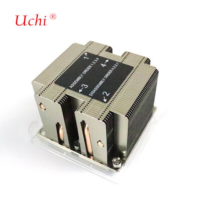 สีดํา Extruded Heat Sink สําหรับ CNC Machining - CPU & การใช้งานเซอร์เวอร์