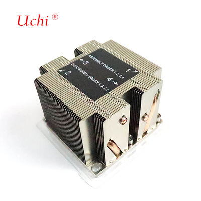 สีดํา Extruded Heat Sink สําหรับ CNC Machining - CPU & การใช้งานเซอร์เวอร์