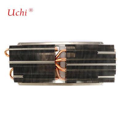 580W อลูมิเนียม ปีกท่อความร้อน Cpu หนาว