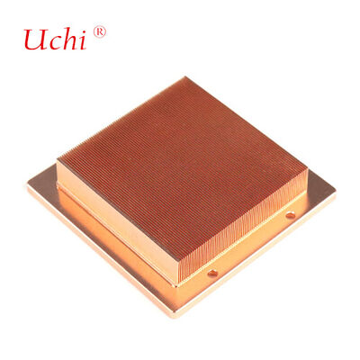 มินิอัลลูมิเนียมความหนาแน่นสูง Skiving อุปกรณ์ล้างความร้อนสําหรับ LED