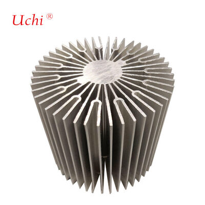 โปรไฟล์อลูมิเนียมกลม LED ไฟสว่าง อุปกรณ์ล้างความร้อน