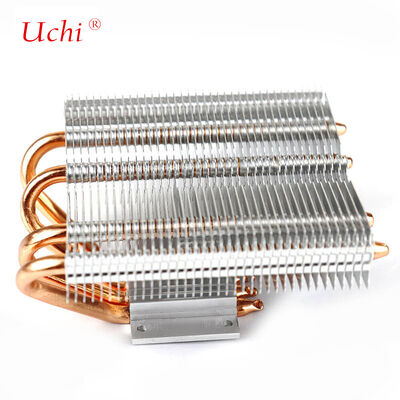 ท่อความร้อน เครื่องเย็นไฟฟ้าอุณหภูมิ อลูมิเนียม CPU ทองแดง อุณหภูมิ