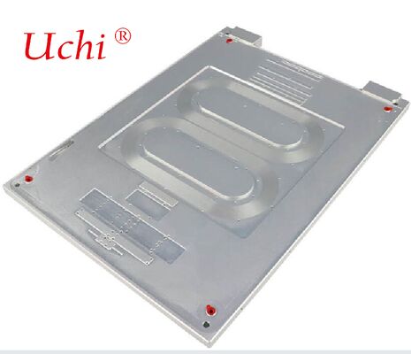 ท่อทองแดงที่ฝังลึก หลุมลุปสองไฟเบอร์เลเซอร์น้ําเย็นจานเย็น